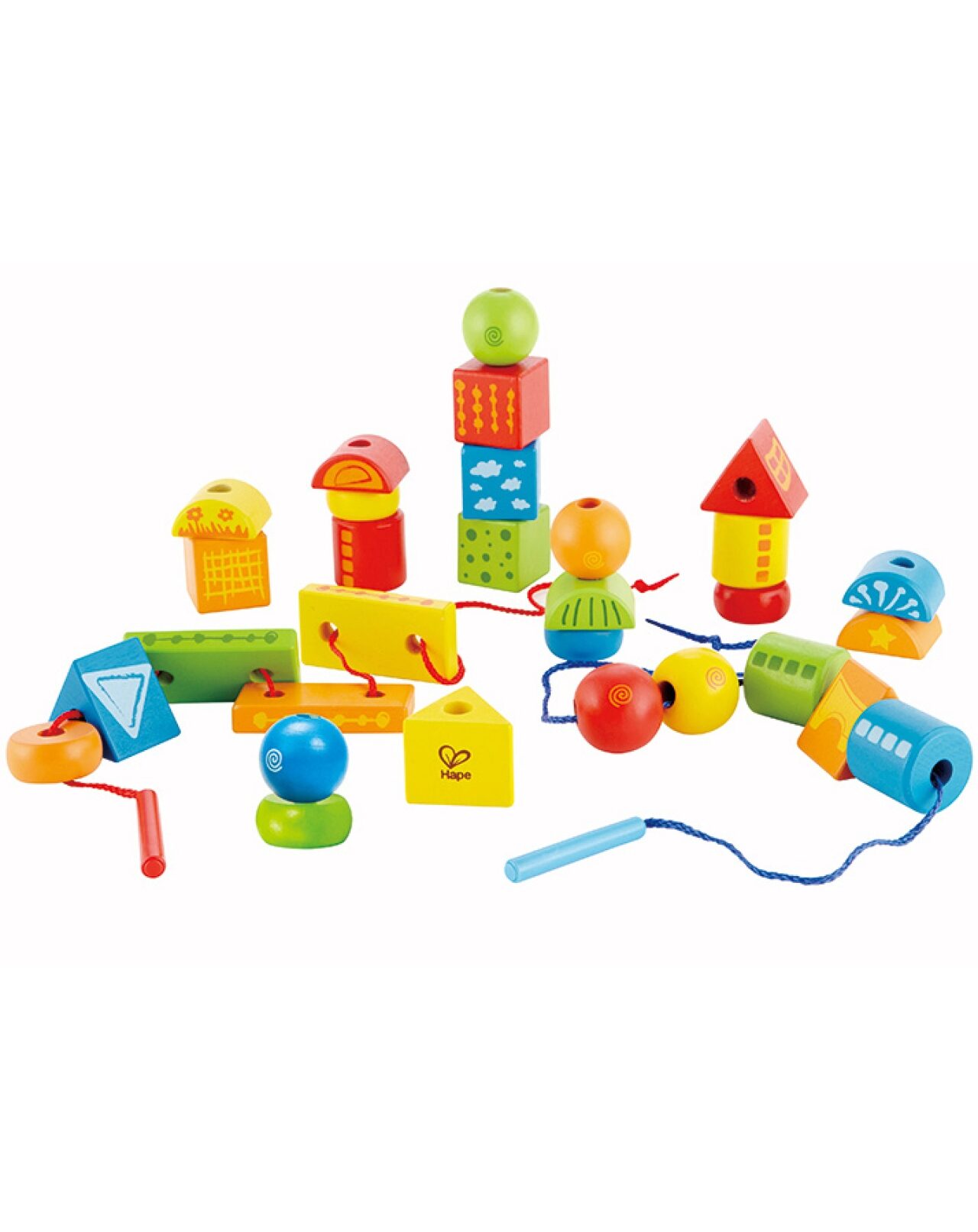 Hape E1019 Fädelklötze