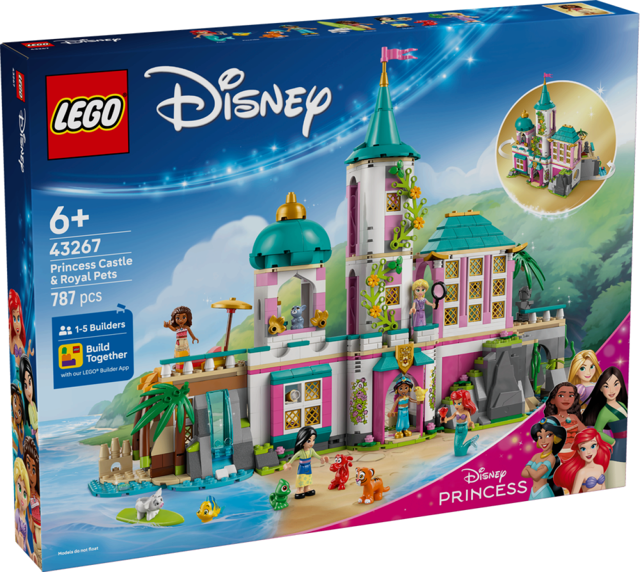 Lego Damen Mehrfarbig Lego® 43267 Prinzessinnenschloss Mit Haustieren - Image 10