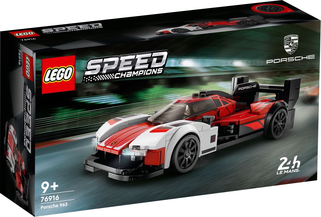Lego® Speed Champions Rot/Schwarz 76916 Porsche 963