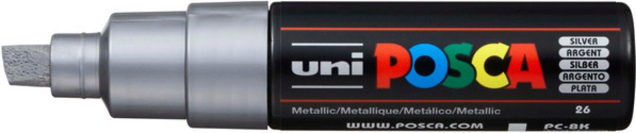 Uni Posca Silber Posca Marker Pc-8K - Bild 3