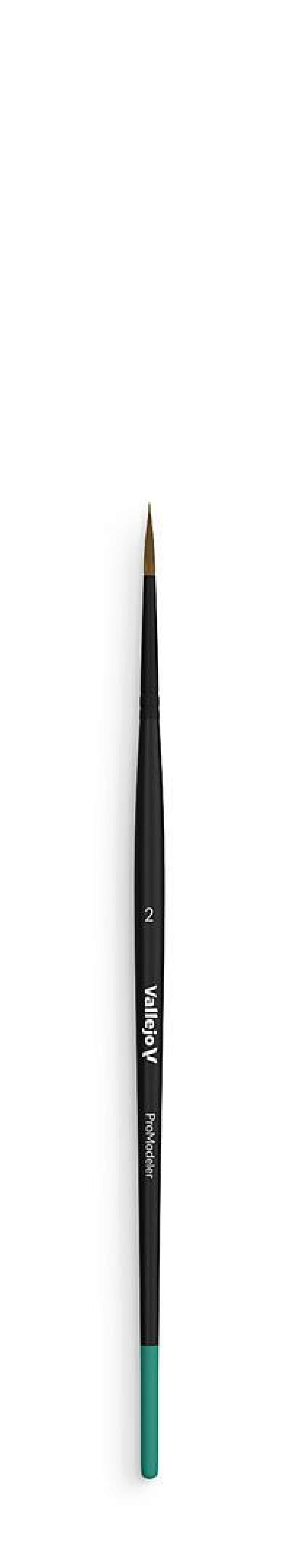 Vallejo B01002 Pro Modeler Pinsel, Größe 2