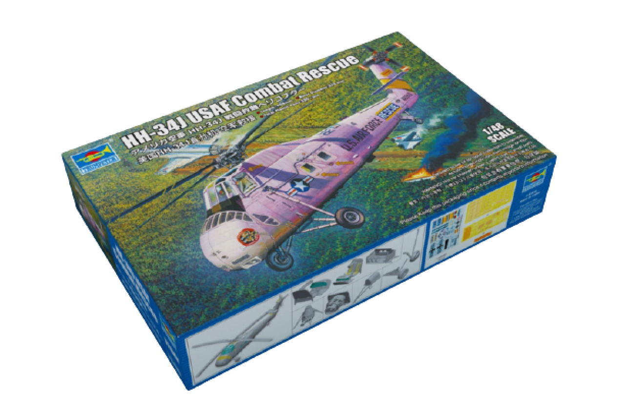 Trumpeter 02884 02884 1:48 Hh-34J Usaf Combat Rescue - Re-Edition - Bild 3