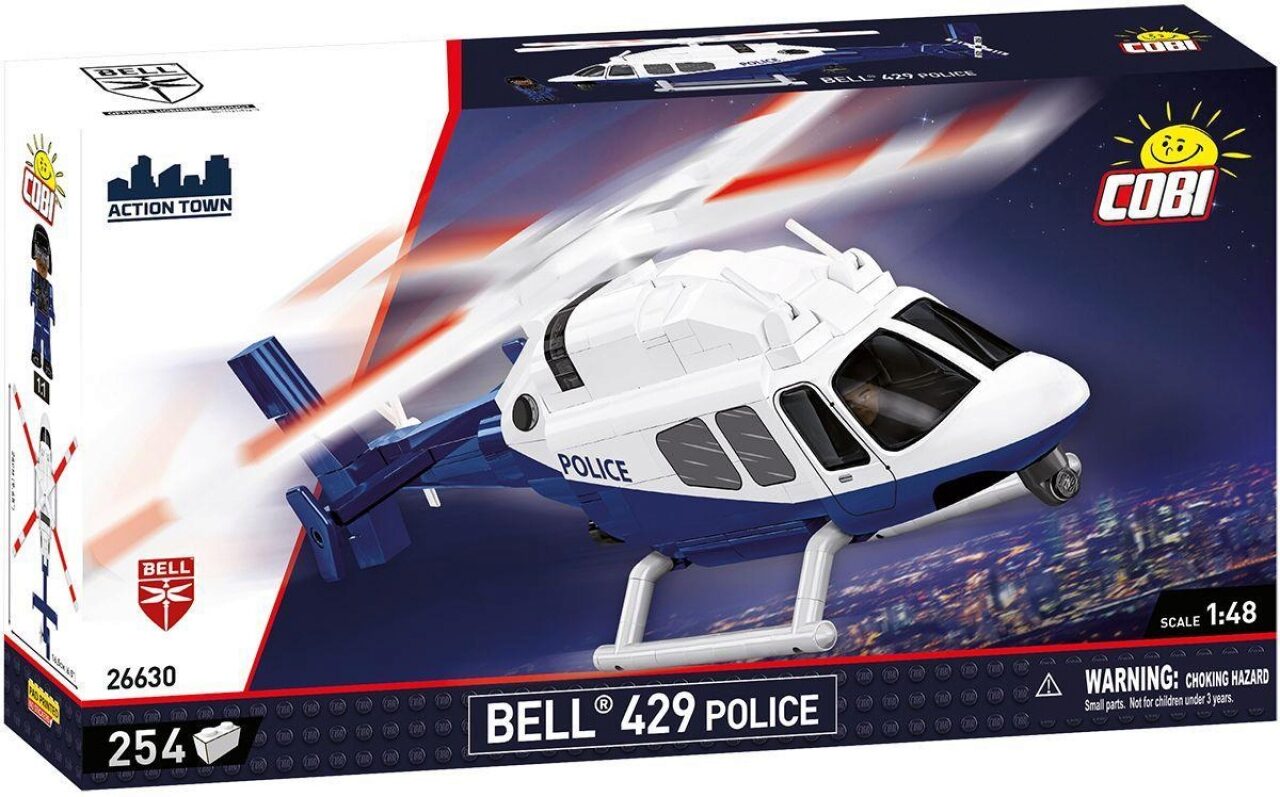 COBI 26630 - ACTION TOWN - Hubschrauber BELL 429 Police in 1:48 - Bild 5
