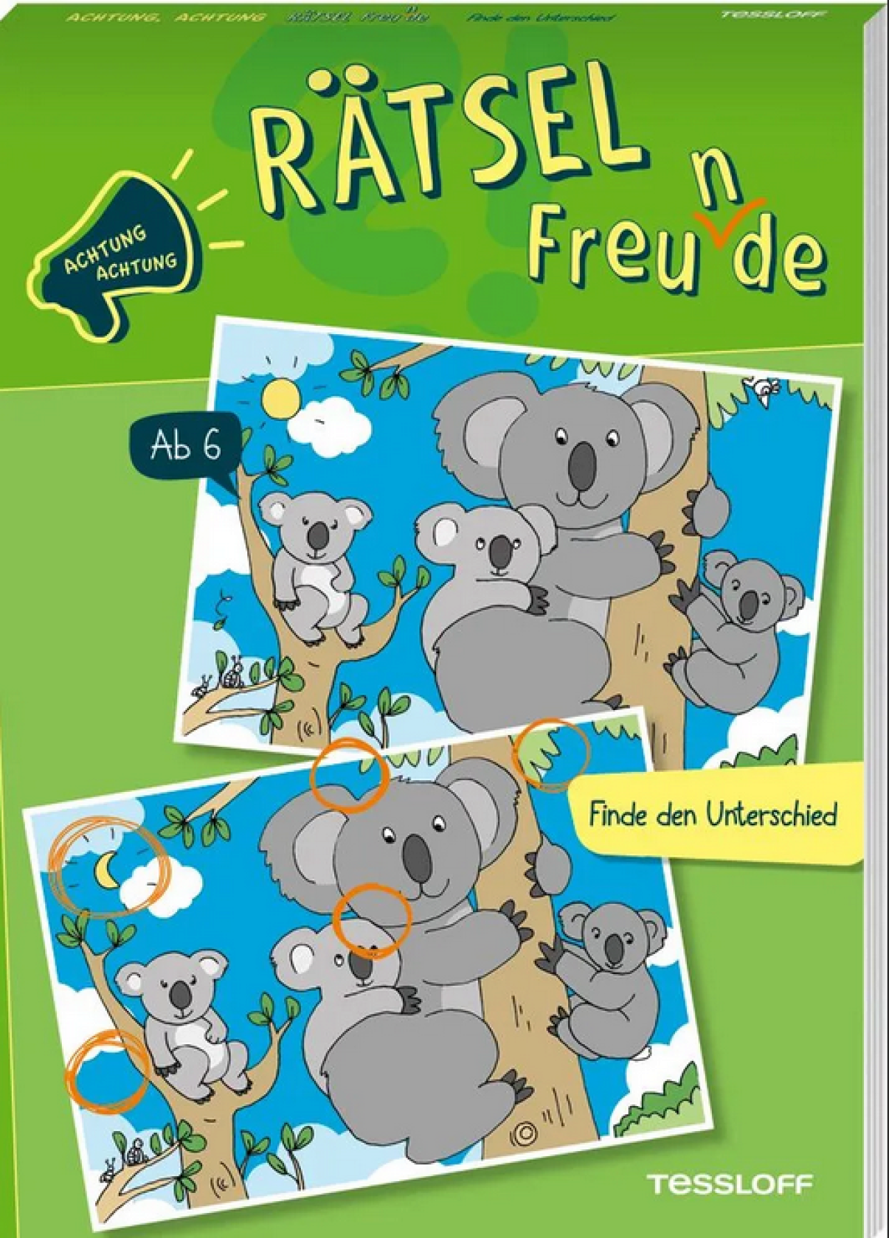 Tessloff 378864594 Achtung, Achtung Rätselfreu(N)De. Finde Den Unterschied