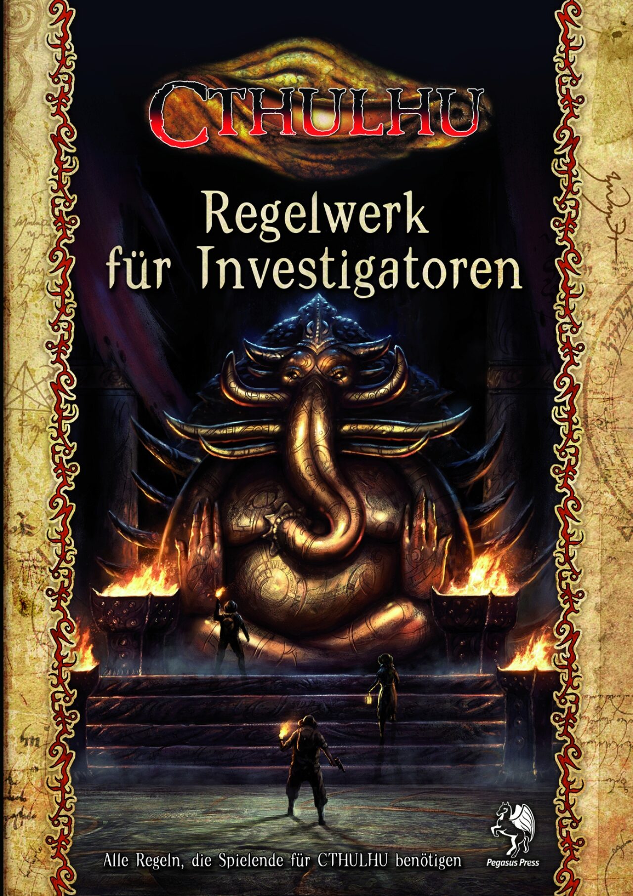 Pegasus Spiele 40039G Cthulhu: Regelwerk Für Spieler (Hardcover)
