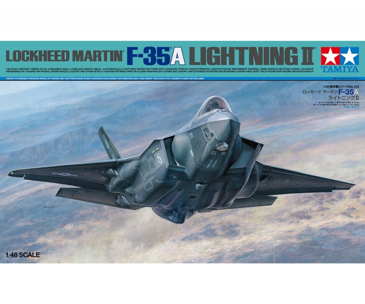 Tamiya 300061124 1:48 Us F-35A Lightning Ii