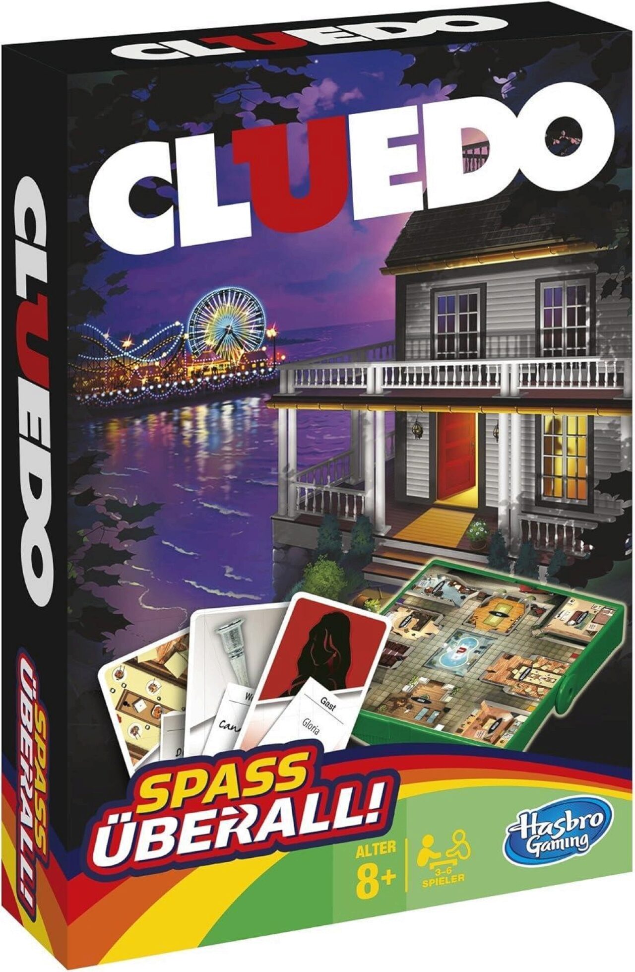 Hasbro Spiele B0999100 - Cluedo Kompakt Reisespiel - Bild 3