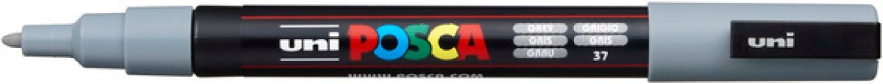 Faber Castell Grau Faber-Castell 186533 Marker Uni Posca Pc-3M - Bild 3