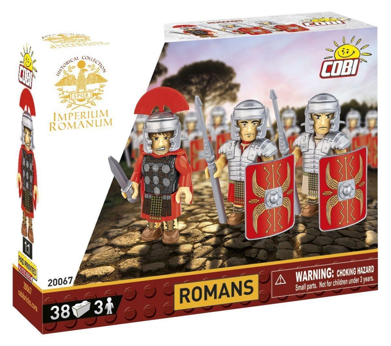 Cobi 20067 3 Römer Figuren