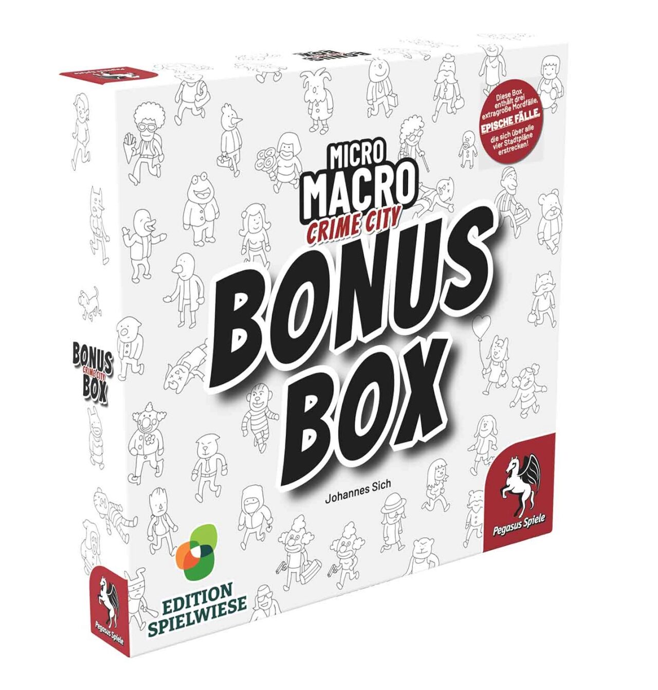 Edition Spielwiese Pegasus Spiele 59065G Micromacro: Crime City - Bonus Box - Erweiterung