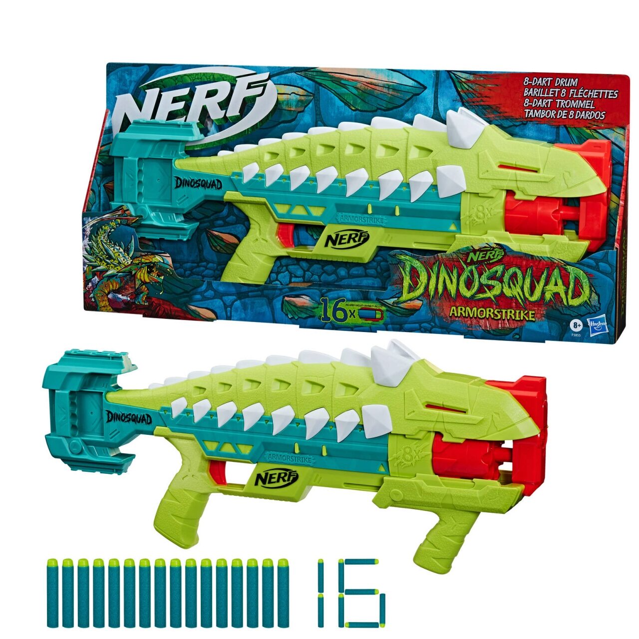 Hasbro Grün Spiele Im Freien France Nerf Dinosquad Armorstrike - Bild 3