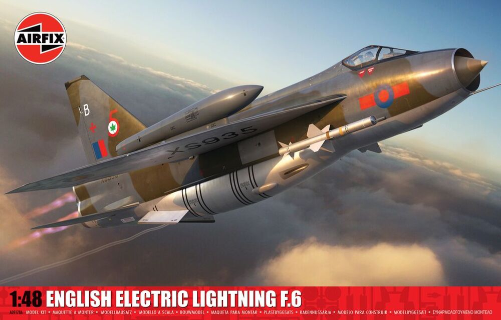 Airfix A09178a 1:48 English Electric Lightning F.6