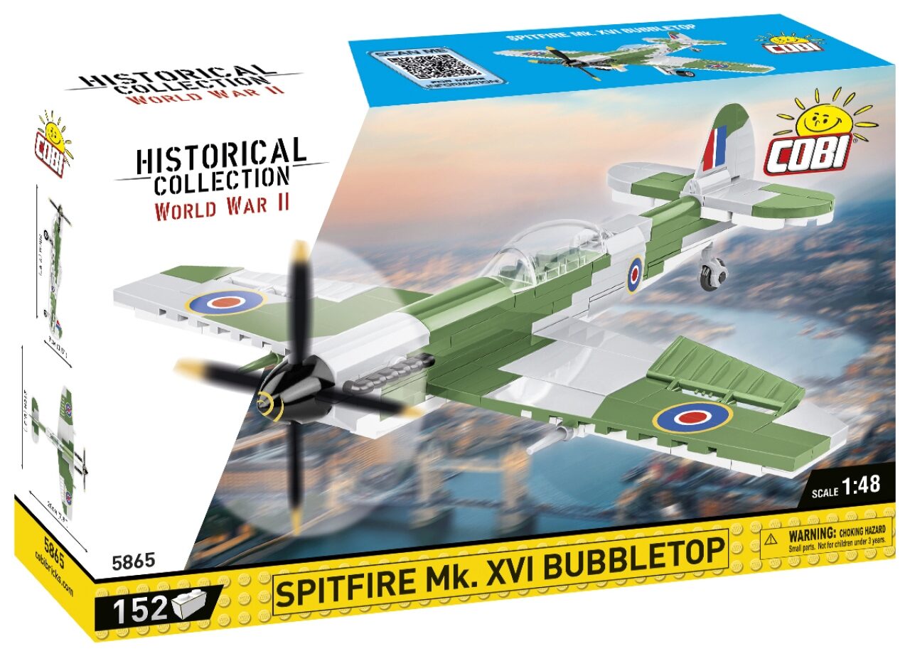 Cobi 5865 1:48 Spitfire Mk. Xvi Bubbletop - Bild 2