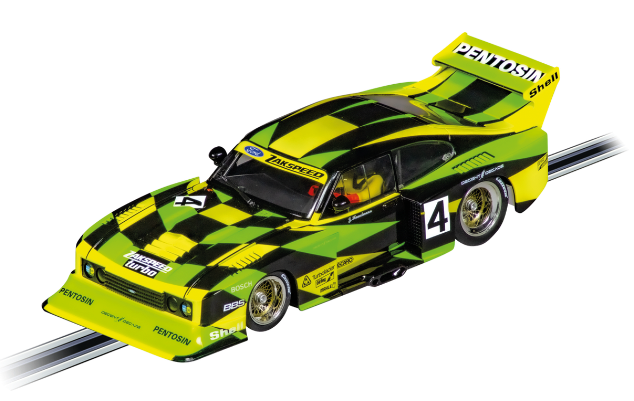 Carrera Mehrfarbig 20023956 - Digital 124 Ford Capri Zakspeed Turbo Jürgen Hamelmann-Team, No. 4 - Image 5
