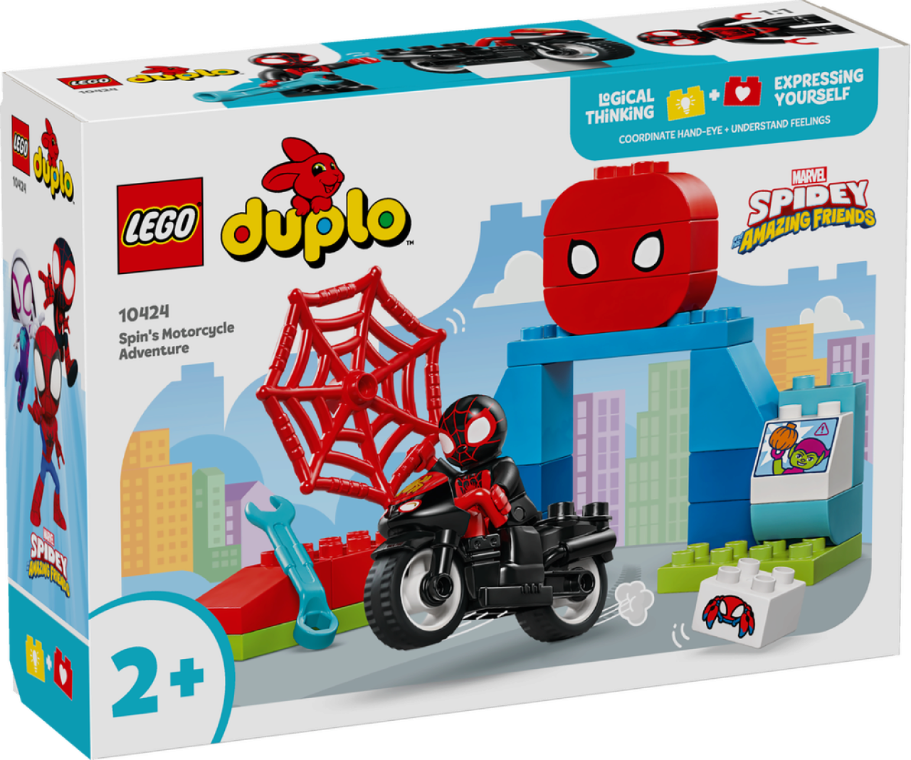 Lego® Duplo® 10424 Marvel Spins Motorrad-Abenteuer