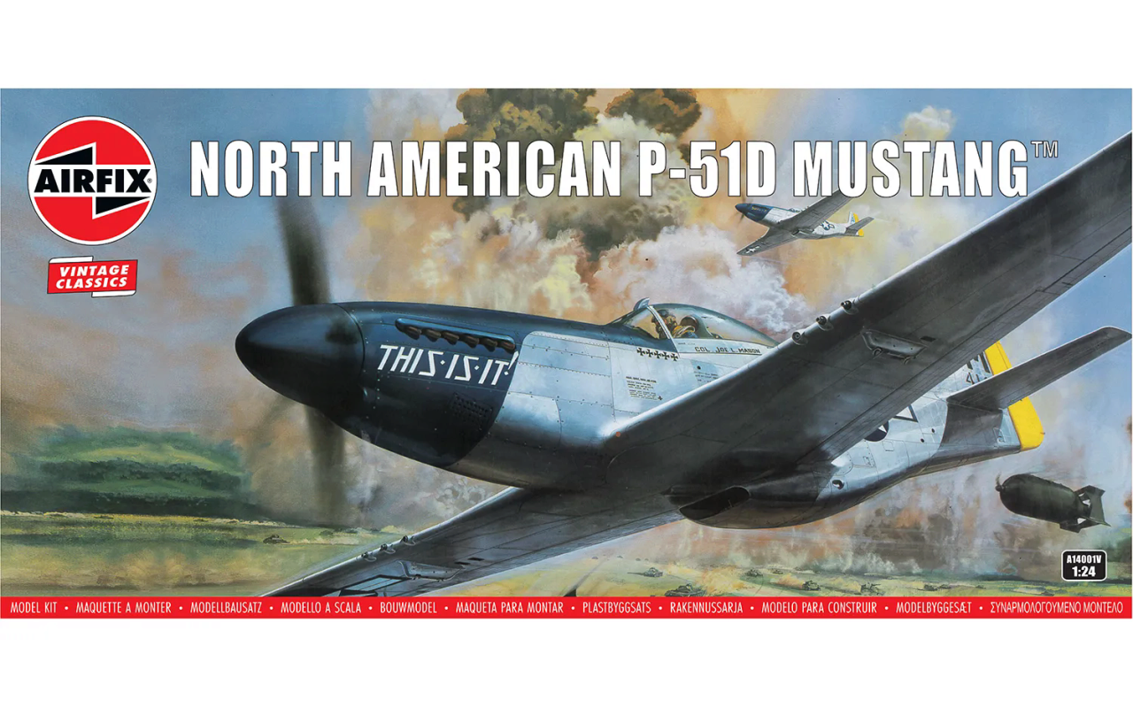 Airfix Mehrfarbig North American P-51D Mustang - Image 3