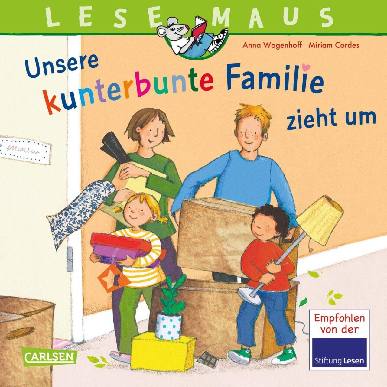 Carlsen Lesemaus 171: Unsere Kunterbunte Familie Zieht Um