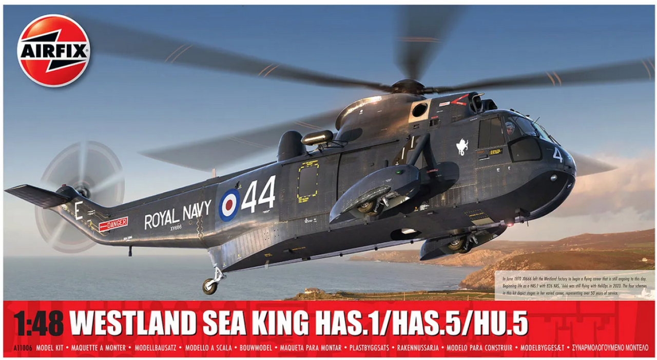 Airfix A11006 1:48 Westland Sea King Has1:has5/Hu5 - Bild 5