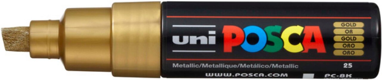 Uni Posca Gold Posca Marker Pc-8K - Bild 4