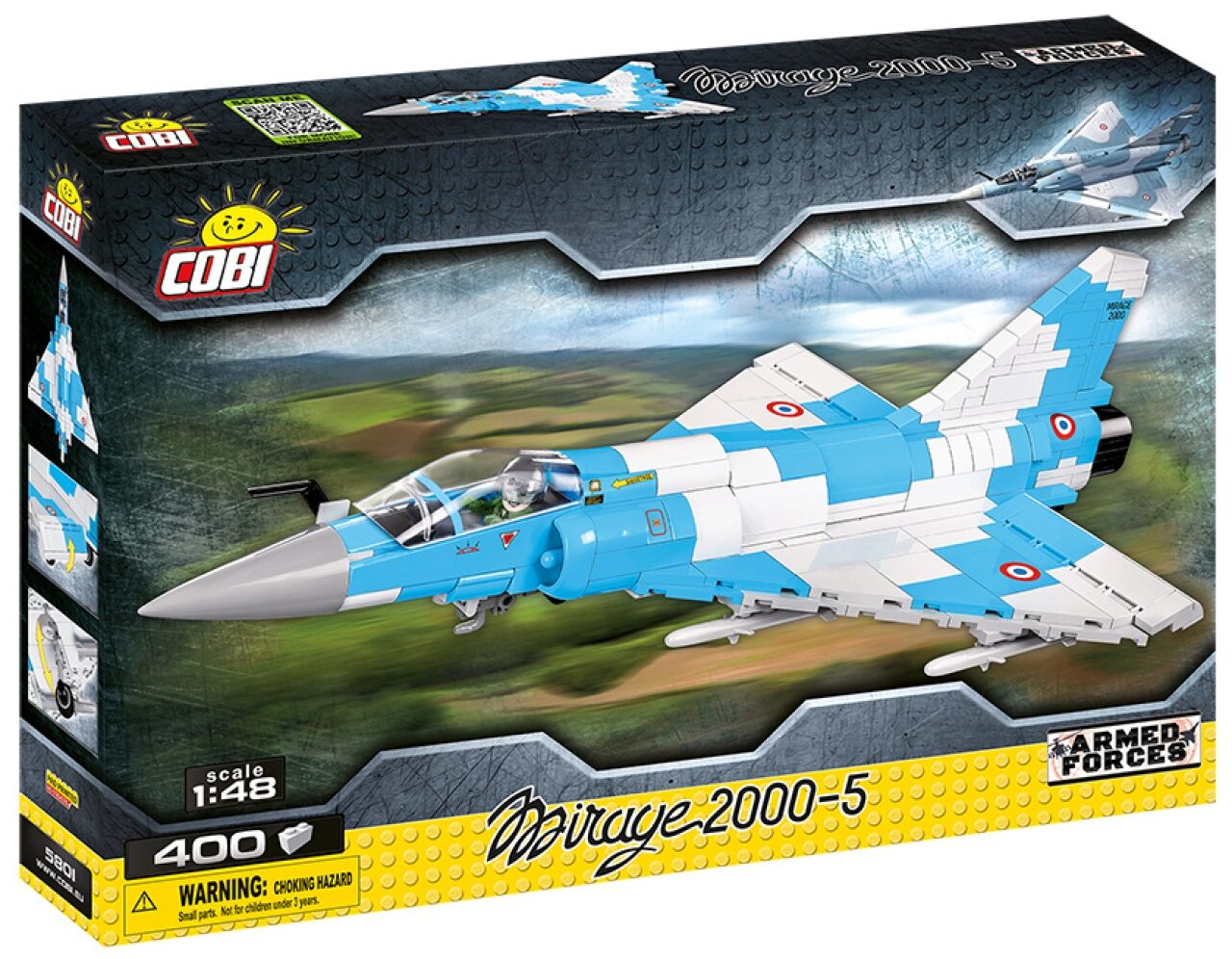 Cobi 5801 Mirage 2000-5 Bausatz 400 Teile / 1 Figur - Bild 3