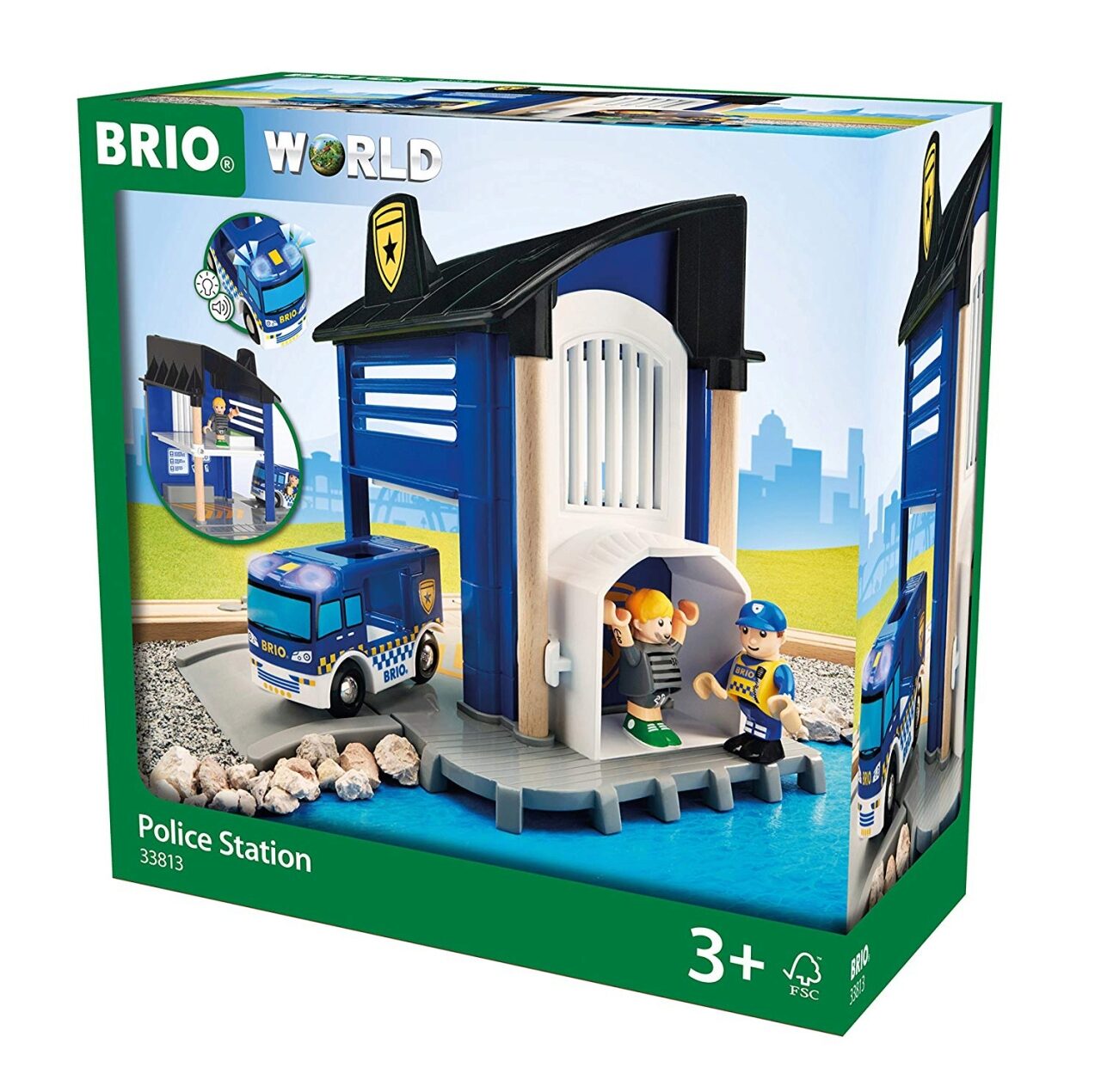Brio Licht 63381300 Polizeistation M. Einsatzfahrzeug - Bild 12