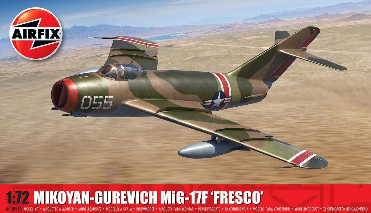 Airfix A03091a 1:72 Mikoyan-Gurevich Mig-17F Fresco