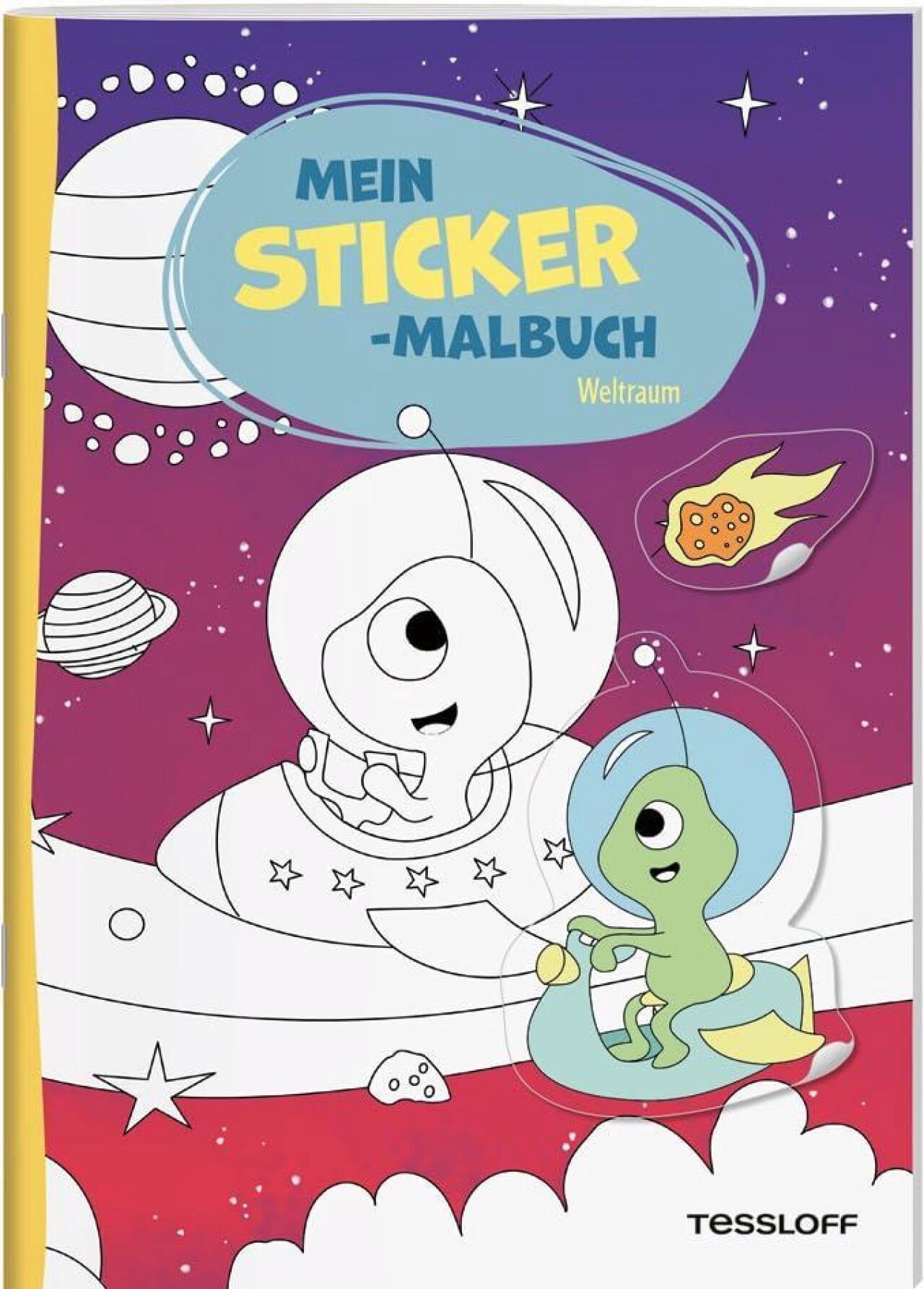 Tessloff Mein Sticker-Malbuch. Weltraum - Bild 3