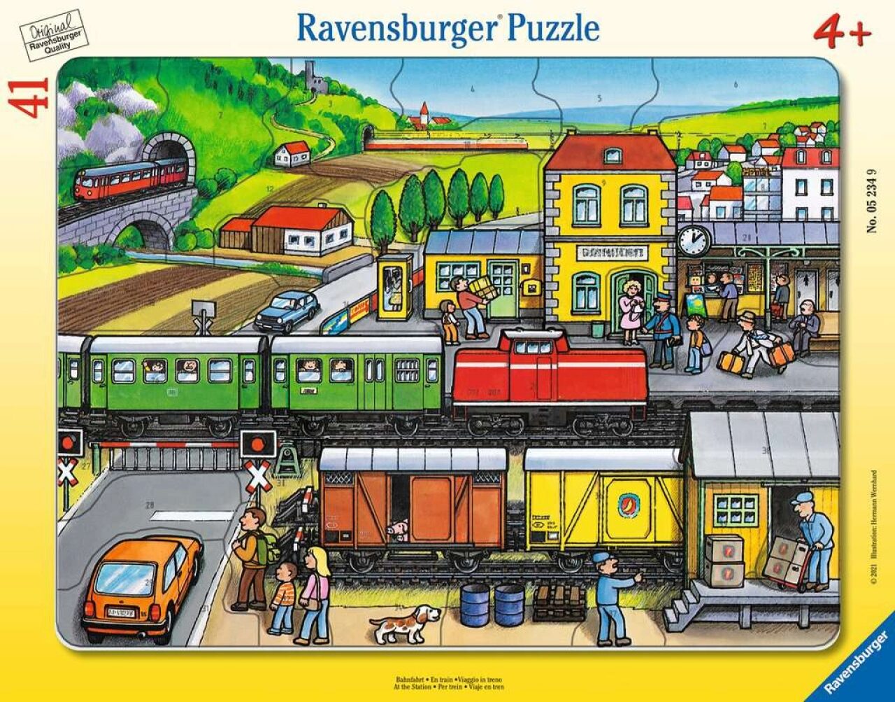 Ravensburger Spieleverlag Ravensburger Kinderpuzzle - 05234 Bahnfahrt - 30-48 Teile Rahmenpuzzle Für Kinder Ab 4 Jahren - Image 7