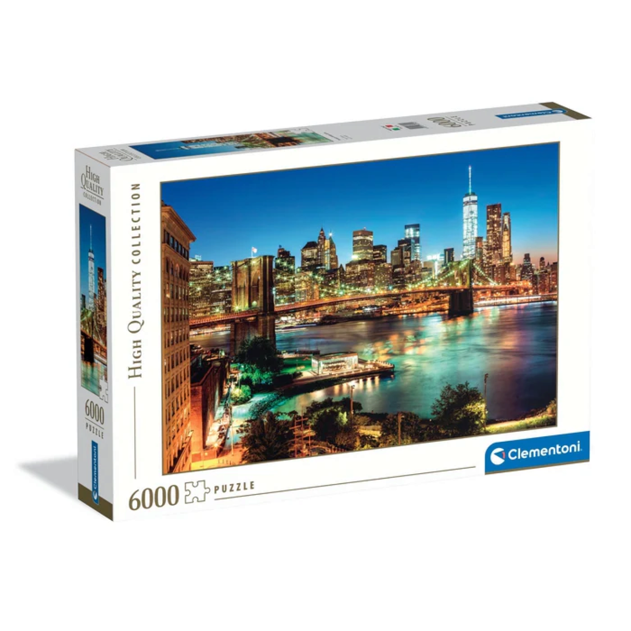 Clementoni 36534 Puzzle 6000 Teile High Quality Collection Brooklyn Bridge Lights