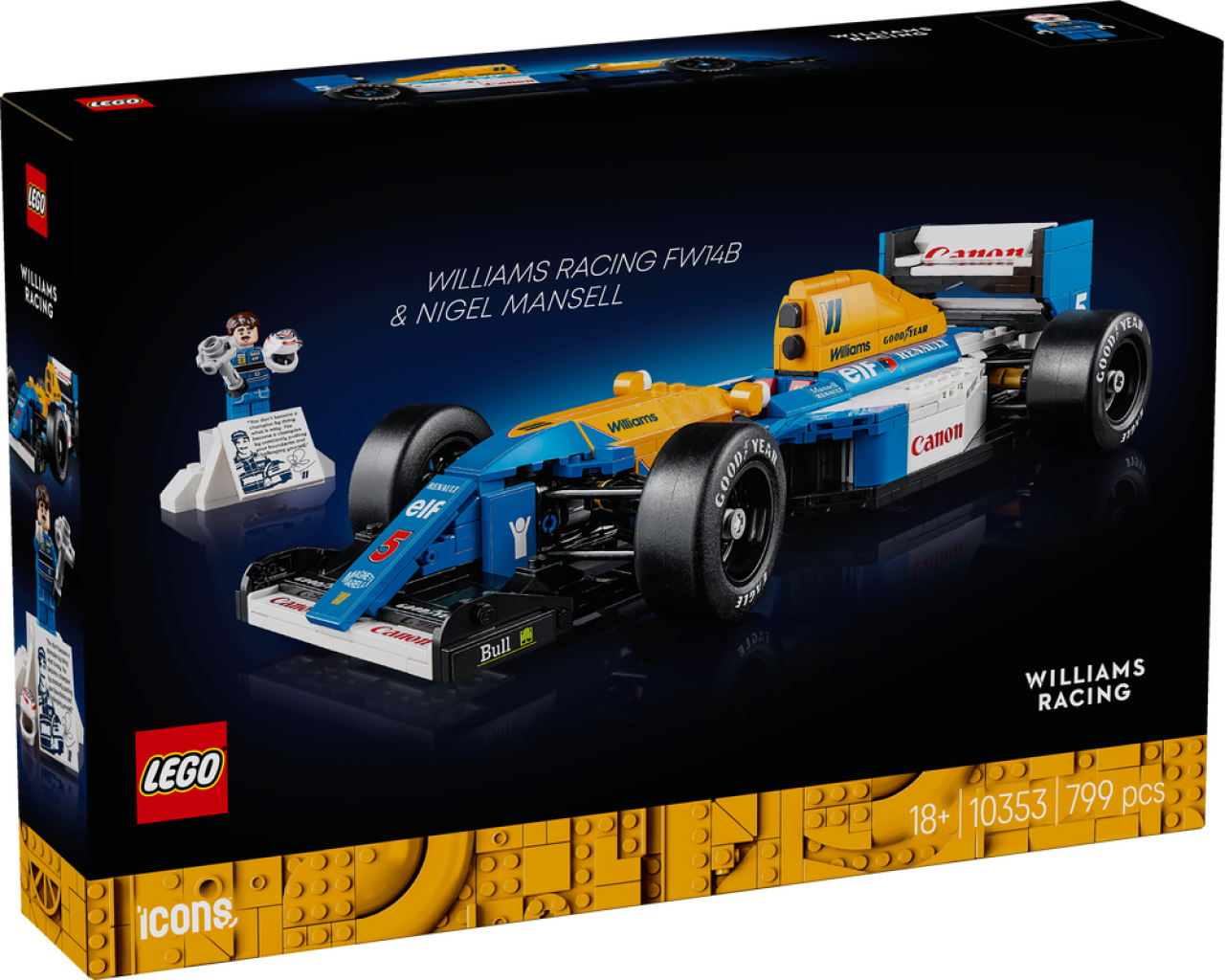 LEGO Icons 10353 Williams Racing FW14B mit Nigel Mansell - Image 11