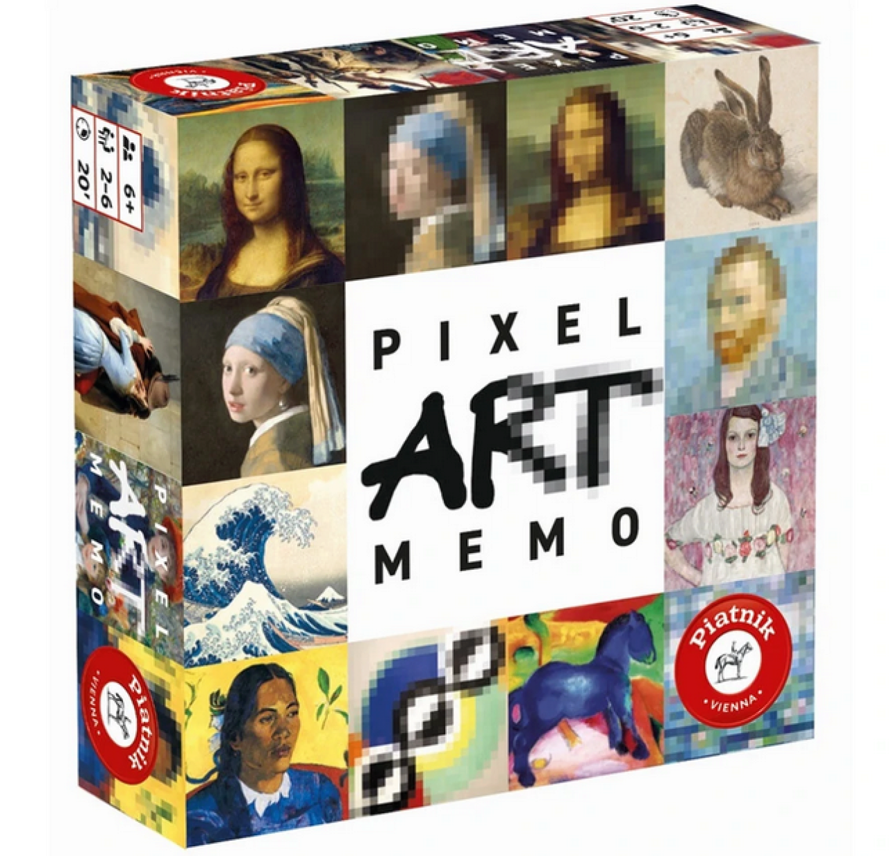 Piatnik 669095 Pixel Art Memo