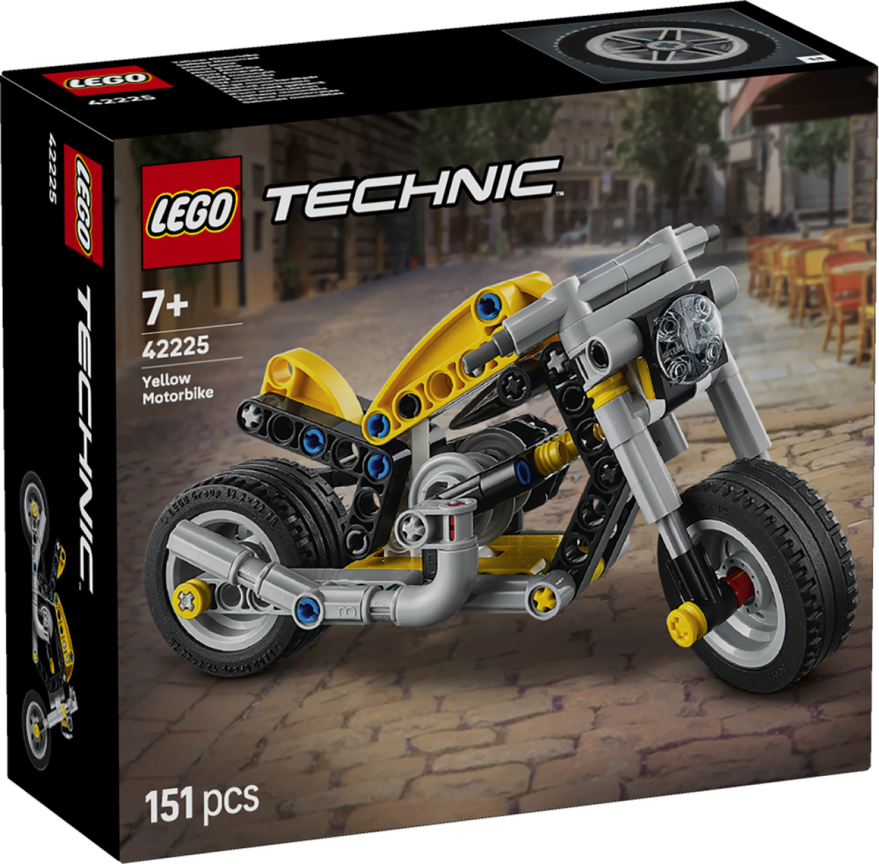 LEGO Technik 42225 Gelbes Motorrad - NEU & OVP - 151 Bauteile - 3-Kolben-Motor - Bild 9