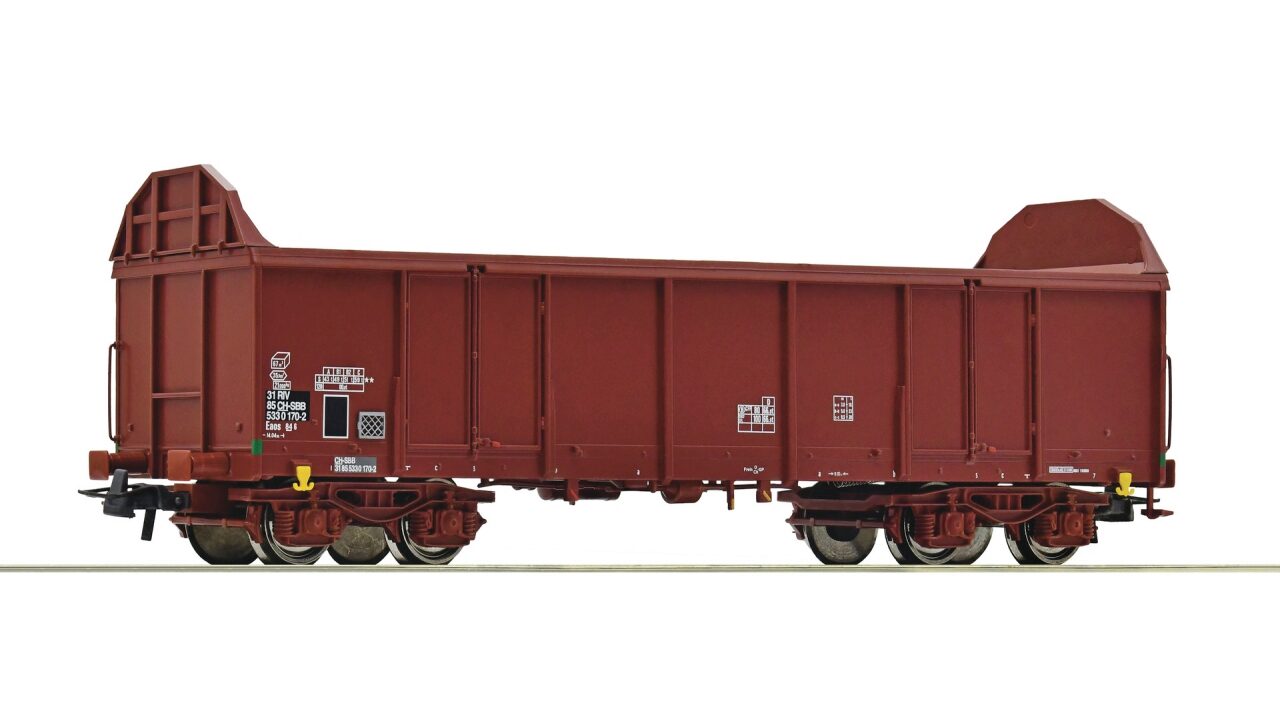 Roco 76805 Güterwagen Eaos SBB Ep VI  Auf Wunsch AC Achsen für Märklin gratis 