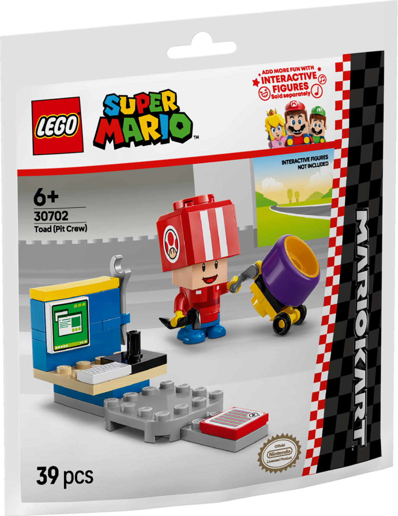 LEGO® Super Mario 30702 Mario Kart™ – Toad (Boxencrew) - Bild 5
