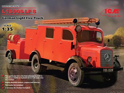 ICM 35527 MB L1500S LF 8 German Light Fire Truck 1:35 Neu & OVP - Bild 4