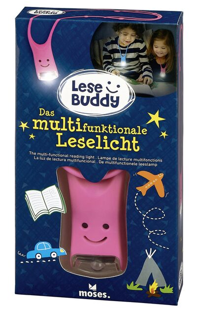 Moses Mädchen Licht/Dunkel Verlag 026179 Lese Buddy - Das Multifunktionale Lese Pink - Image 4