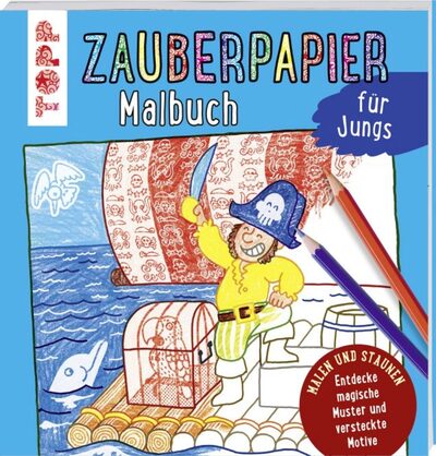Zauberpapier Malbuch für Jungs: Entdecke magische Muster und versteckte Motive (Zauberpapier Malbücher) - Bild 7