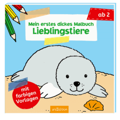 Ars Edition Mein Erstes Dickes Malbuch Ab 2 – Lieblingstiere - Bild 4