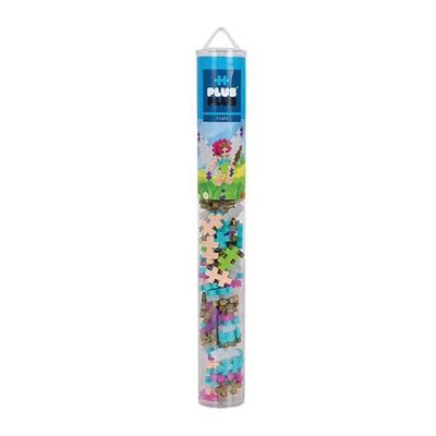 Plus-Plus 4241 Fee, Kreativ-Bausteine Tube, 100 Teile | Konstruktionsspielzeug, Baustein-Set für 2D und 3D Figuren, für Kinder ab 5 Jahren - Bild 4