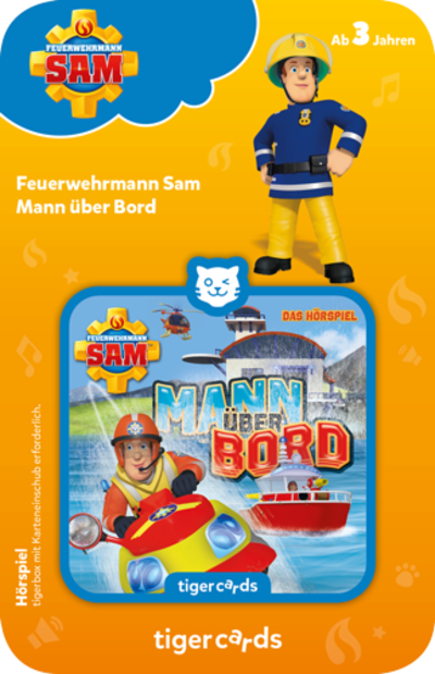 Tiger Media Deutschland Tigercard - Feuerwehrmann Sam - Mann Über Bord - Bild 7