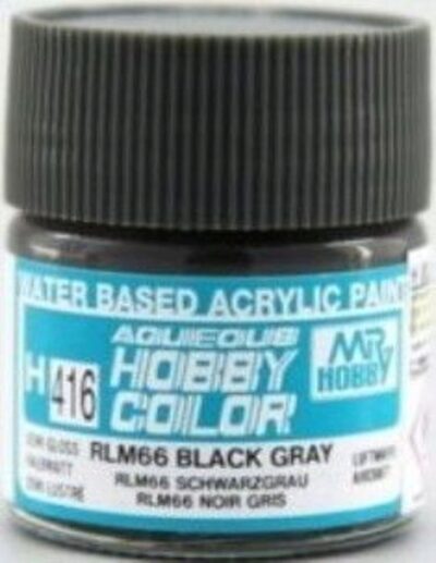 Mr Hobby RLM66 Black Gray A paint pot