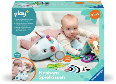 Play+ Nashorn Spielkissen (für die Bauchlage) - ab 0 Monate | Claudia tenHagen - Image 11