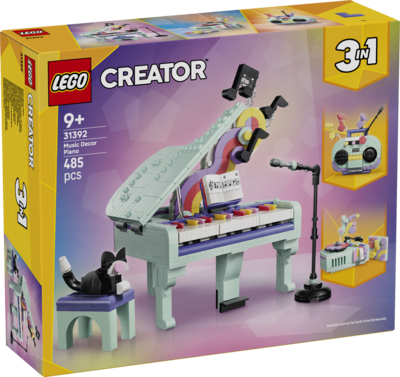 Joom Lego Creator 3-En-1 31392 Décoration Musicale : Piano Et Chat - Jouet Dès 9 Ans - Cadeau - Bild 21