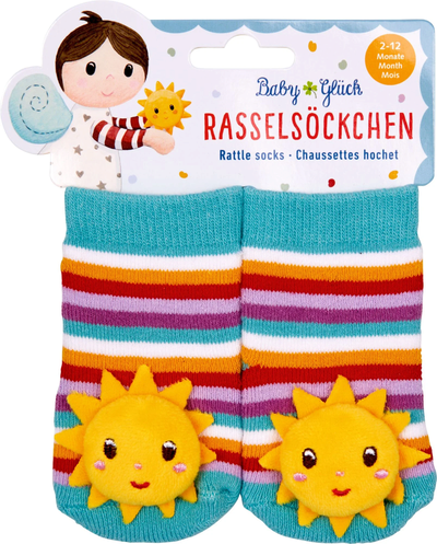 Coppenrath Spg Babyglück - Rasselsöckchen Sonne, One Size - Image 9