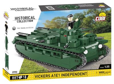 COBI ★ 2990 ★ Vickers A1E1 Independent ★ The Tank Museum ★ WWII ★ 887 Teile - Bild 7