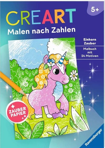 Ravensburger Creart Mädchen Ravensburger 48865 Creart Zauberpapier: Einhorn Zauber - Image 5