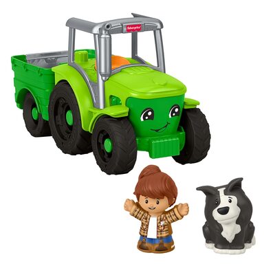 Fisher-Price Little People Mein erster Traktor, musikalisches Fahrzeug für den Bauernhof und 2 Figuren für Kleinkinder, 1 Jahr(e), Grün, Kunststoff - Image 5
