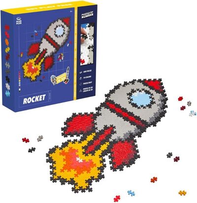 Plus-Plus 3930 Puzzle Rakete Kreativ-Bausteine | 500 Teile - Bild 4