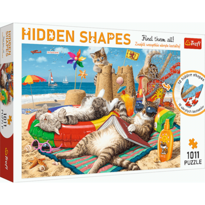 Katzen Urlaub (Puzzle) | Deutsch | Spiel | In Spielebox | 10674 | 2022 | Trefl - Bild 7