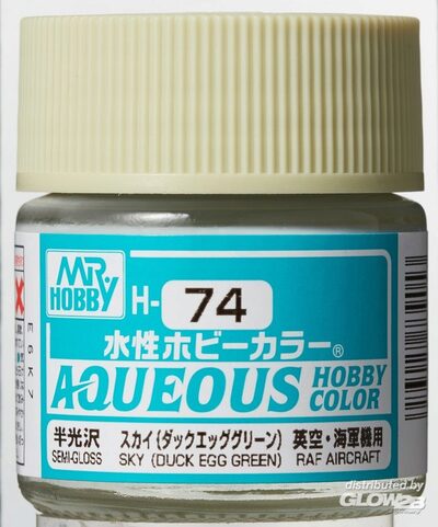 Mr Hobby Sky (Duck Egg Green) paint pot